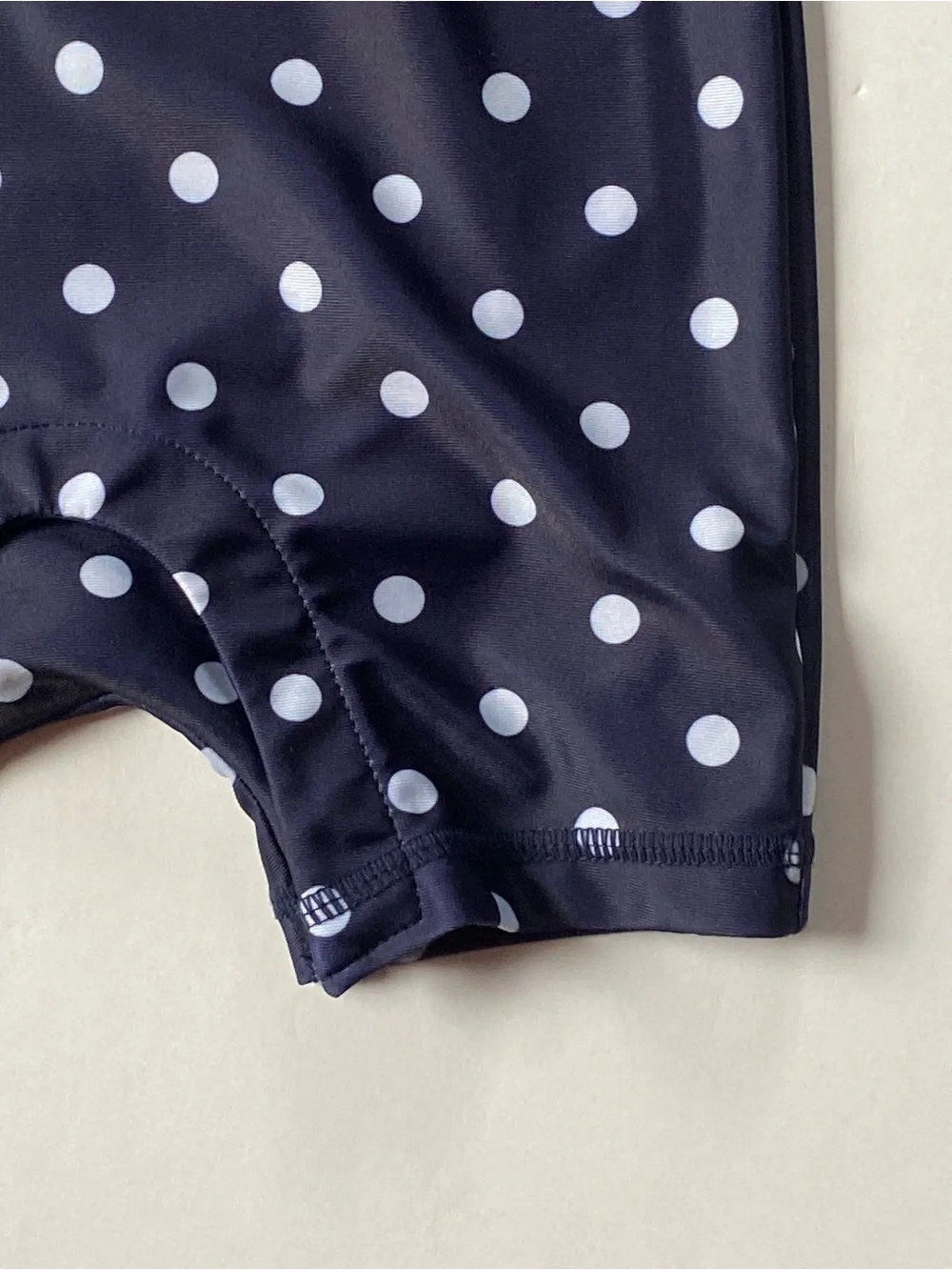 Gap Rashguard Swimsuit 12 18 Months One Piece Polka Dots Long Sleeve Girls EUC